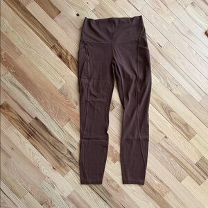 LIKE NEW Lululemon Align Legging with Pockets BROWN women’s size 6